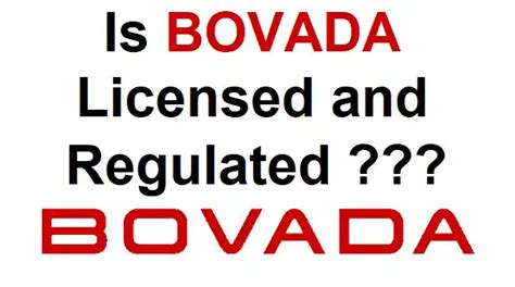 is bovada licensed.